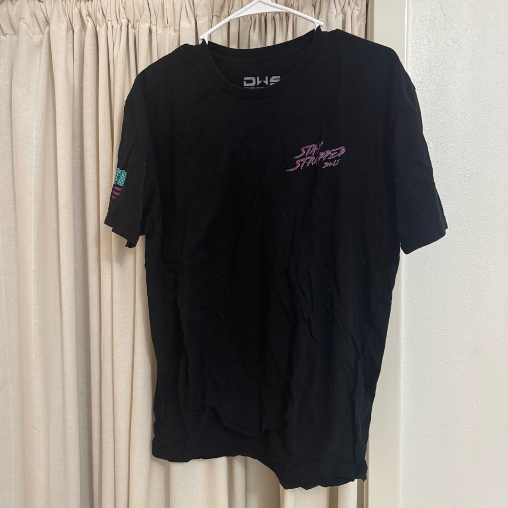 Stay Strapped Black Graphic T-Shirt